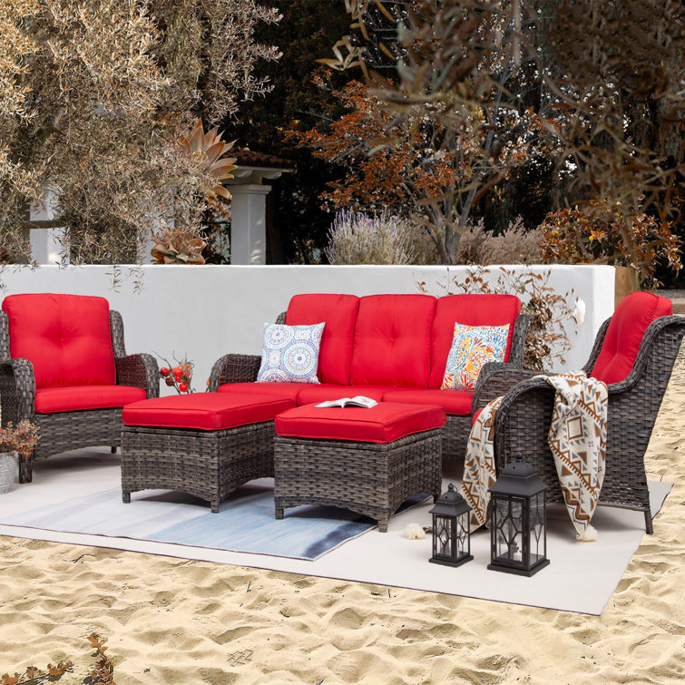 Joyside 5 Person Outdoor Seating Group with Cushions Reviews